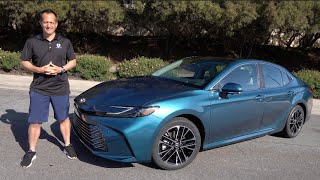 Is the 2025 Toyota Camry XLE a BETTER luxury midsize sedan than a Lexus ES 300h [upl. by Mckenna]