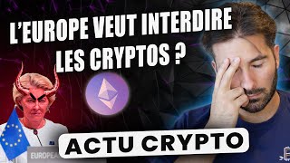 Il faut se battre lEurope veut interdire les crypto [upl. by Ynoble]