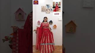 meesho lehengakarva chaut dipawali special special lehenga honest reviewtrending viral lehenga [upl. by Arretal697]