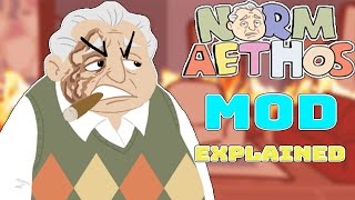 Norm Aethos Lyric mod explained in fnf Jeffys Endless Aethos [upl. by Anilosi]