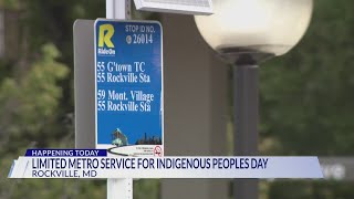 Indigenous People Day impacts public transit schedules [upl. by Teodora14]