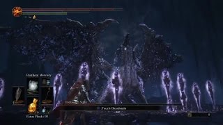 Dark Souls III  Darkeater Midir Boss Fight Sorcerer [upl. by Eliason]