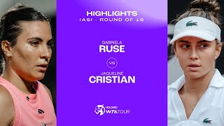 ElenaGabriela Ruse vs Jaqueline Cristian  2024 Iasi Round of 16  WTA Match Highlights [upl. by Nalyak]