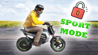 How To Unlock Sport Mode  Ego Mini Bike [upl. by Acihsay]