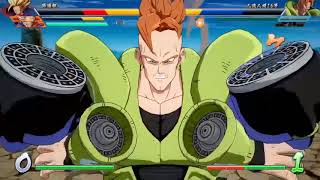 Dragon Ball FighterZ DRAMATIC FINISH  Android 16 Vs Trunks Gameplay Z [upl. by Retseh]