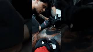 BRANDON INGRAM GETS THE SICKEST BACK TATTOO SCARFACE [upl. by Nywloc173]