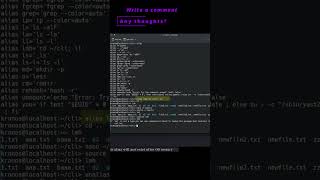 🐧 Linux CLI 10 Preview 🐧 create your aliases 🐧 linux shell cli konsole ubuntu fedora opensuse [upl. by Nivlag25]