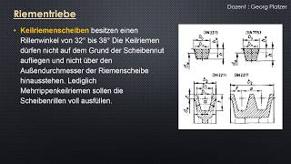 Mechanik1 Riementriebe [upl. by Liemaj]