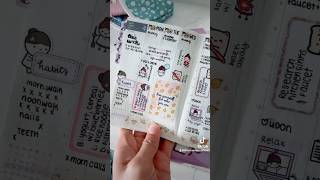 One of my favorite planner spreads hobonichi hobonichistickers planner ☁️✨⭐️ [upl. by Mchugh]