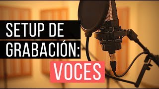 GRABACIÓN DE VOCES  Cómo preparo el ESTUDIO para una sesión de VOZ [upl. by Jenica]