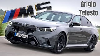 New 2025 BMW M5 in Grigio Telesto [upl. by Kleinstein798]