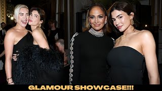 quotKylie Jenner with Jennifer Lopez Stuns in Paris Flaunting Abs in Bra and Robe After Dinner Outingquot [upl. by Shanie]