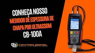 CB100A Medidor de Espessura de Chapa por Ultrassom [upl. by Fen]