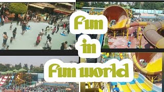 fun in fun world Banglore  water world complete tour amusement park  thrill and fun Ride [upl. by Wichern]