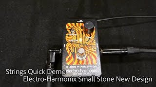 Strings Quick Demo  ElectroHarmonix Small Stone New Design [upl. by Atterg]