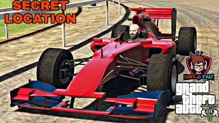 Gta 5 Offline F1 Car Secret Location Story Mode  Gamerfaiz [upl. by Ydnerb]