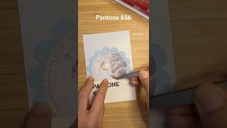 Pantone 656 pantonechallenge journaling collage journal paperasmr art journaltherapy [upl. by Nairbal]