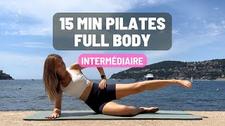 15 MIN PILATES FULL BODY INTERMÉDIAIRE  SANS ÉQUIPEMENT  JESSYPILATES [upl. by Mieka]