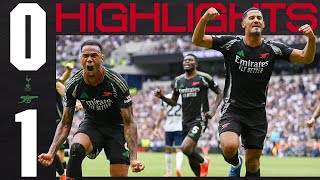 Gabriel scores north London derby winner  HIGHLIGHTS  Tottenham Hotspur v Arsenal 01  PL [upl. by Rolanda560]