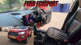 FORD ECOSPORT  Customization  Infotainment system spoiler speakers and MORE [upl. by Admama997]