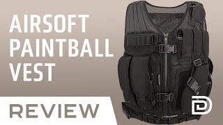 MGFLASHFORCE Tactical Vest Review  Adjustable Breathable Airsoft Military Molle Vest [upl. by Eintrok235]