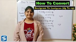 Conversion of Decigram To Centigram dg to cg  How To convert Decigram To Centigram [upl. by Shelden]