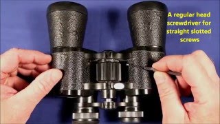 How To Align Binoculars At Home [upl. by Karalynn789]