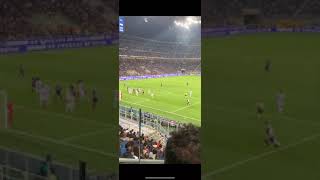 Visuale san siro primo anello rosso laterale settore X01 [upl. by Larimor]