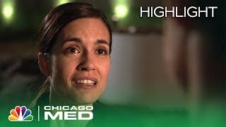 Manning Tells Halstead That She Remembers the Night of the Accident  Chicago Med [upl. by Lilllie679]