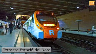 Terrassa Estació del Nord R4  R12  Rodalies Barcelona  Renfe Civia  447 [upl. by Nawat523]