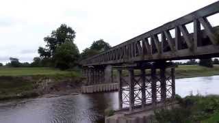 Crewgreen Severn Bridge Former Railway Bridge Frontier Wales England [upl. by Woolcott]