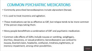 7 Overview of Common Psychiatric Medications [upl. by Cailean70]