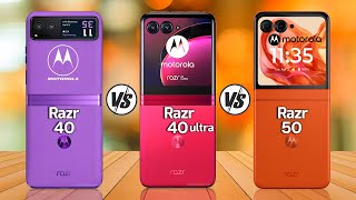 Motorola Razr 40 VS Motorola Razr 40 ultra VS Motorola Razr 50 ll comparison ll review motorola [upl. by Quince]