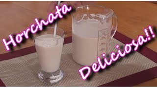 COMO HACER HORCHATA DE CHUFA MUY FÁCIL Y RÁPIDO  El mundo de Gracia [upl. by Neelav846]