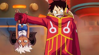 Luffy Meets his Clone Created by Vegapunk for the 5 Elders  One Piece [upl. by Saxe]