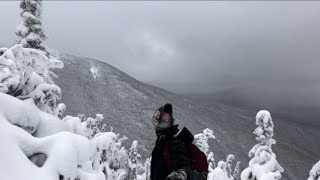 Eating a Sandwich at the top of Mt Washington New Hampshire December 2nd 2024 [upl. by Malorie]