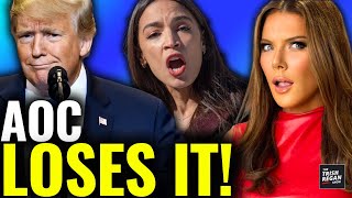 AOC FLIPS Out After Trump’s NYC Rally Trish Regan Responds [upl. by Brita]