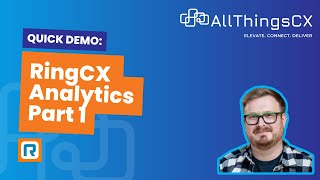 RingCX Analytics  Real Time Dashboards Part 1 3 minute demo [upl. by Kleper]