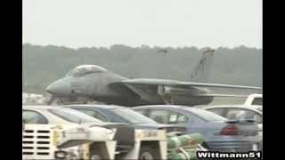 NAS Oceana Airshow 1998  F14 Tomcat Demo amp Shockwave [upl. by Yahsed]