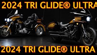 2024 HarleyDavidson TRI GLIDE® ULTRA  FIRST LOOK [upl. by Kinsler]