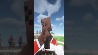 Jake Paul vs Mike Tyson minecraft shorts [upl. by Nedda]