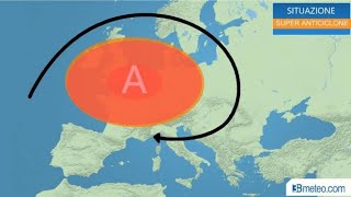 🟡METEO  FORTE ANTICICLONE IN ARRIVO IN EUROPA [upl. by Asile]