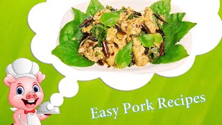 Easy Pork Recipes  Easy Pork Cooking [upl. by Adnyleb]