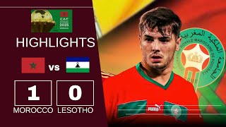 MAROC 1 vs LESOTHO 0  Brahim Diaz Un finisseur hors norme  Le Maroc maintient la couronne [upl. by Ala]