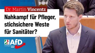 Nahkampfkurs für Pfleger stichsichere Weste für Sanitäter – Dr Martin Vincentz AfD [upl. by Brockie]