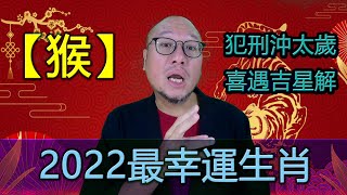 2022最幸運生肖【肖猴】虎年生肖運程 [upl. by Hermione]