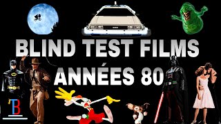 BLIND TEST FILMS ANNÉES 80 DE 80 EXTRAITS AVEC RÉPONSES [upl. by Alburga619]