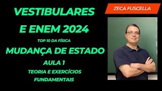 Calorimetria  Mudança de Estado  Aula 1  Teoria Exercícios  Top 10  Vestibulares e Enem 2024 [upl. by Olegnalehcim]