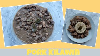 Easy Pork Kilawin Recipe Kilayin Kapampangan [upl. by Dearborn257]