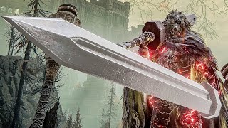 Elden Ring  OP Berserk Dual Colossal Greatsword Build Vs Bosses Gameplay [upl. by Saretta674]